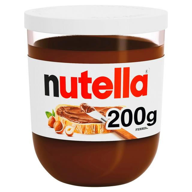 Smooth Nutella hazelnut chocolate spread for breakfast