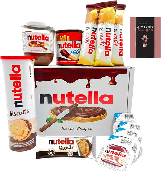 Nutella Ultimate Selection Gift Hamper with creamy hazelnut treats