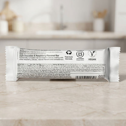 Healthy meal bar with plant based ingredients