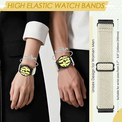 Adjustable nylon watch straps compatible with Garmin watches