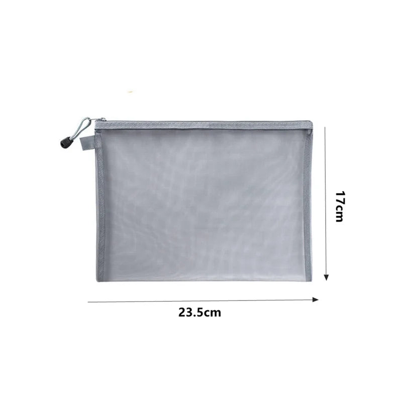 Nylon zipper pouch for storing toys and accessories