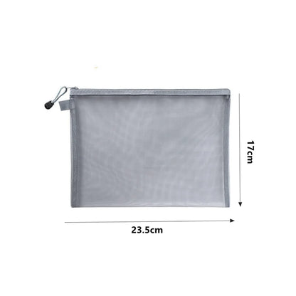 Nylon zipper pouch for storing toys and accessories