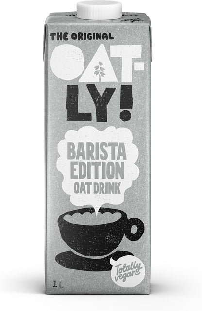 Oatly Barista Oat Drink 6 pack of 1L cartons for coffee and recipes