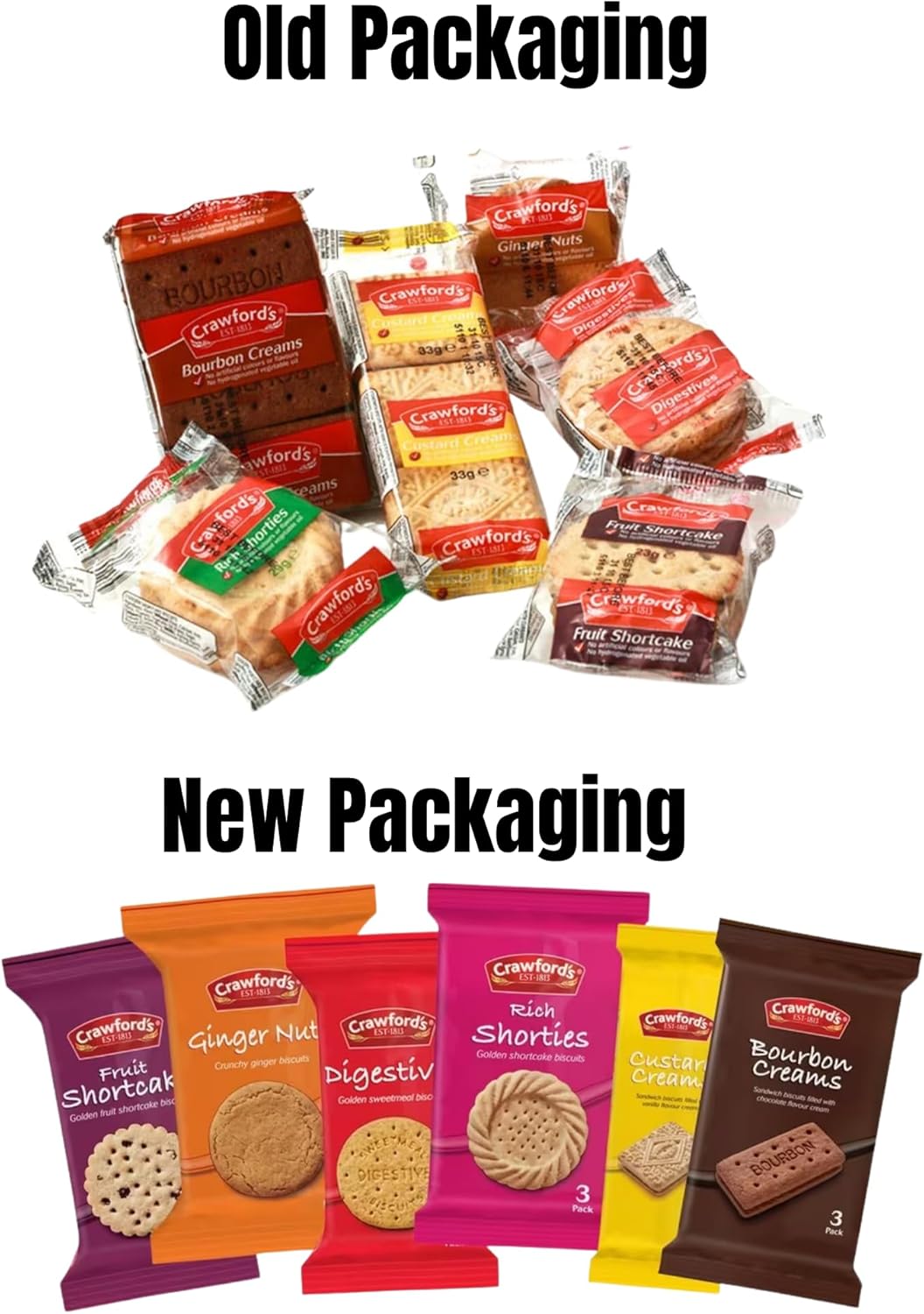 Hospitality biscuit packs for hot drink service stations