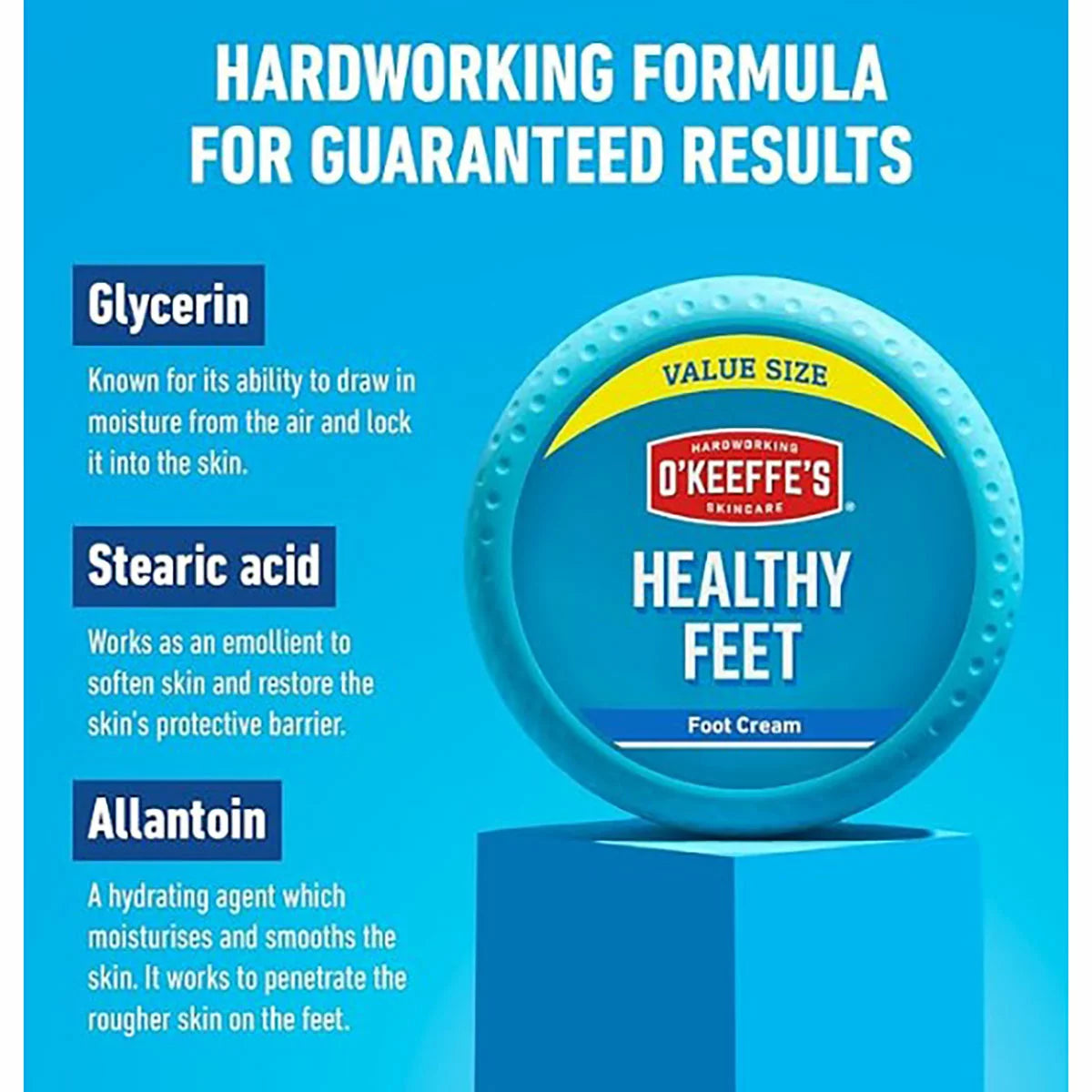 Dry cracked feet repair moisturising foot cream