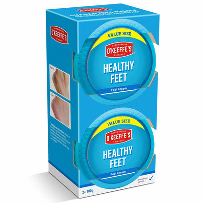 O’Keeffe’s Healthy Feet 2 x 180ml foot cream pack