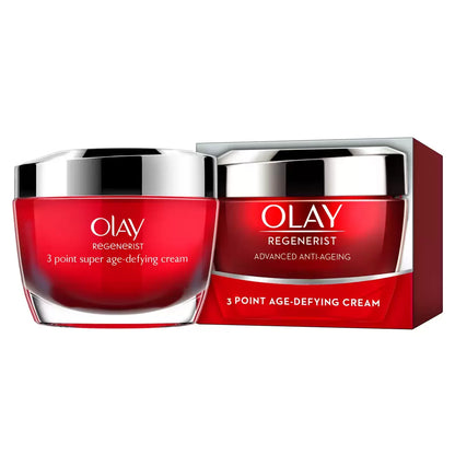 Olay Regenerist 3 Point Day Cream 2 x 50ml hydrating anti-ageing cream