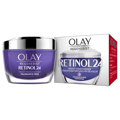 Retinol 24 face cream by Olay designed for overnight hydration