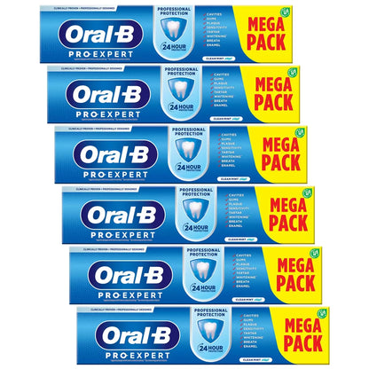 ral-B Pro-Expert Professional Protection Toothpaste 6 x 125ml pack