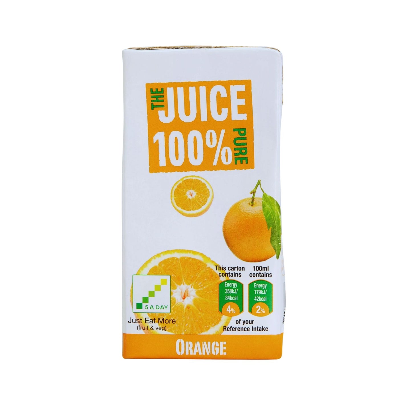 Orange juice from concentrate single serve cartons pack