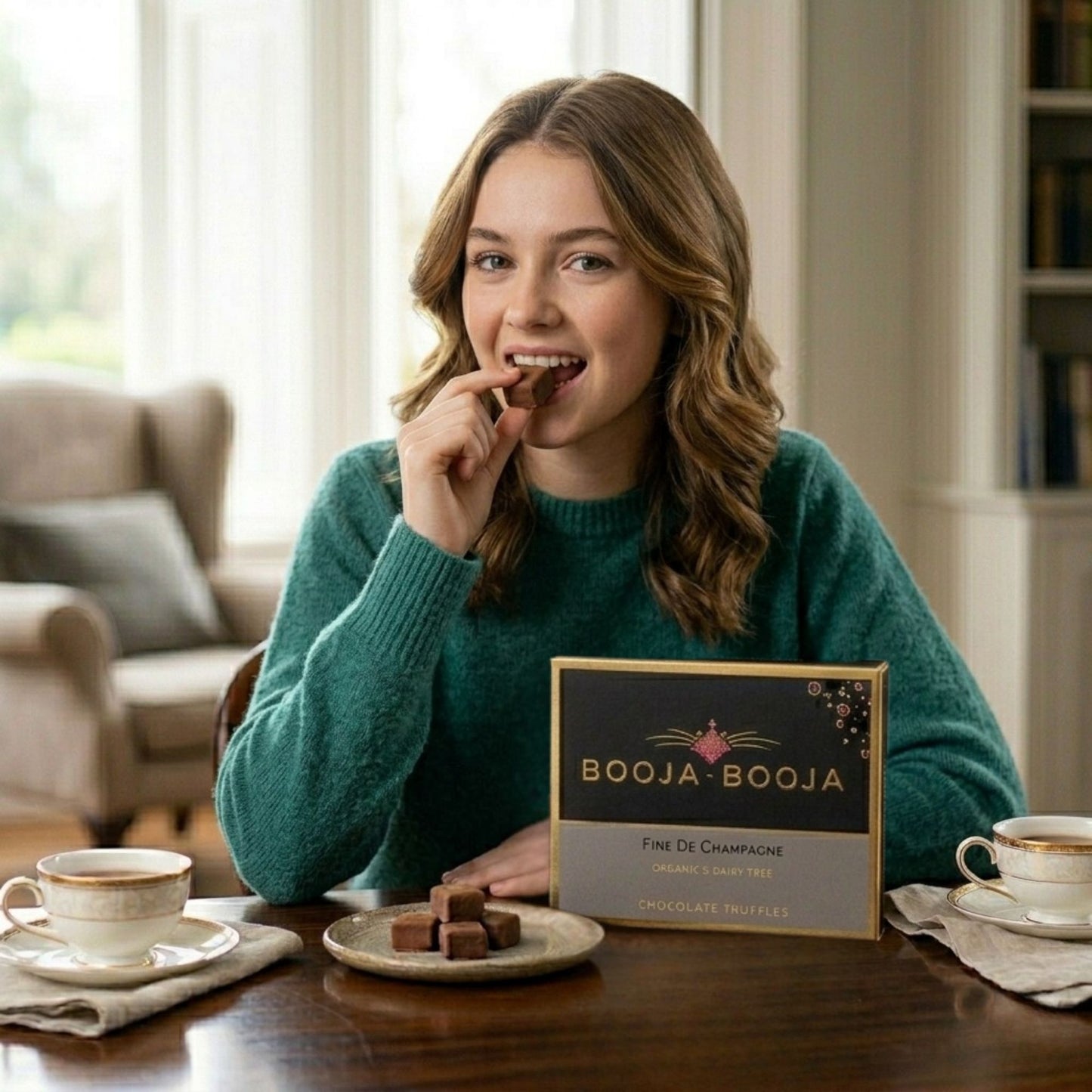 Award winning Booja Booja champagne truffle box