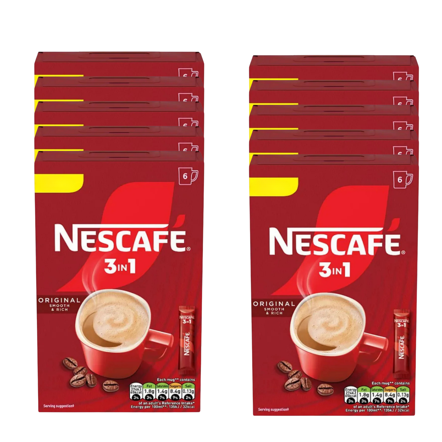 Nescafé 3 in 1 coffee for home and office use