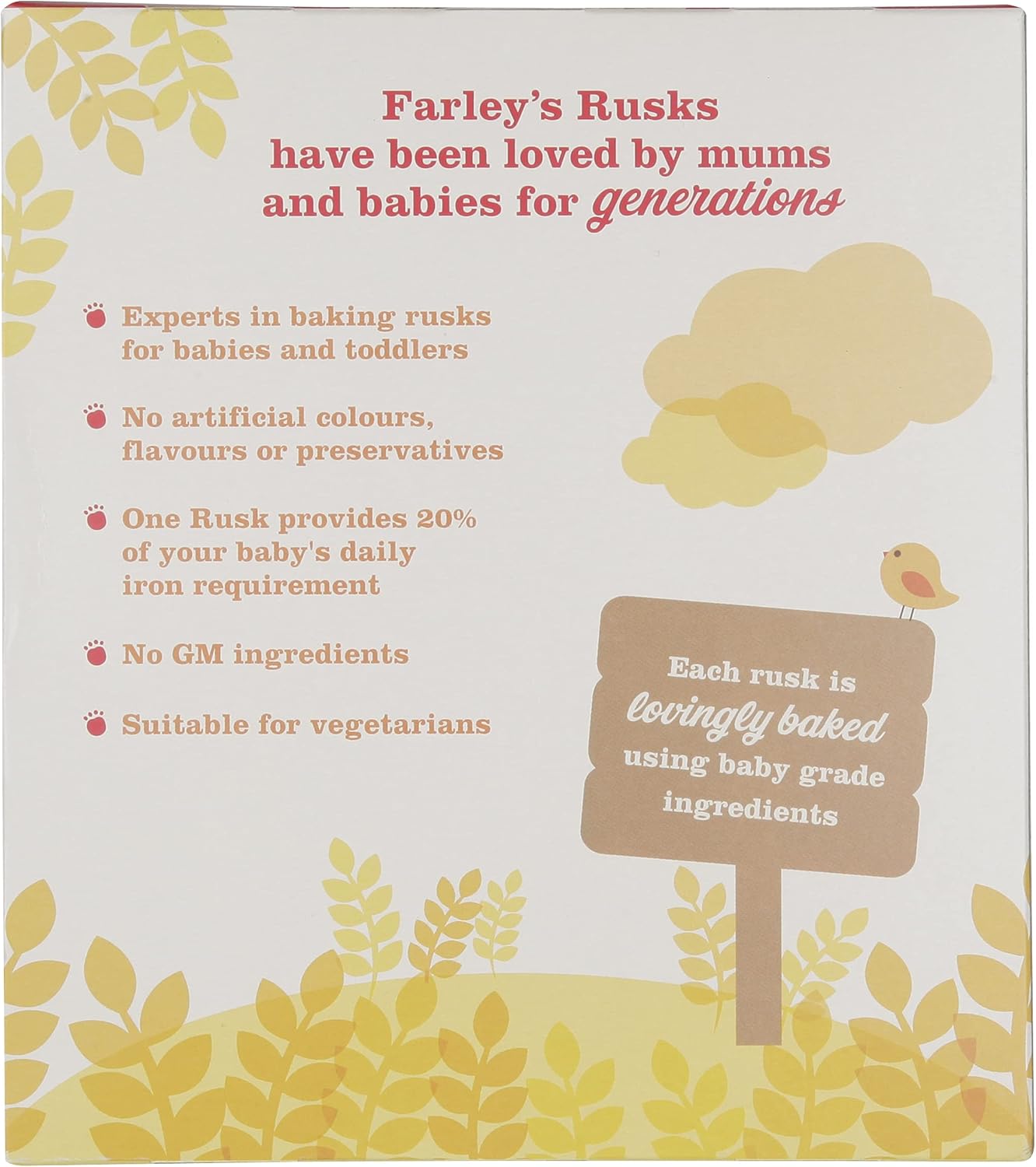 gentle rusk snack for weaning infants