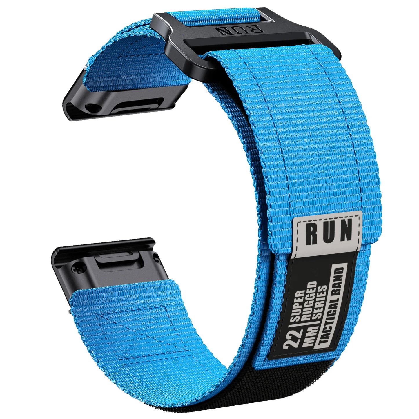 Runcool sky blue Garmin QuickFit band 26mm Fenix 7X 6X 5X