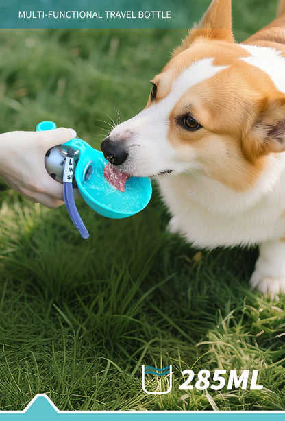 Convenient travel water dispenser for dogs
