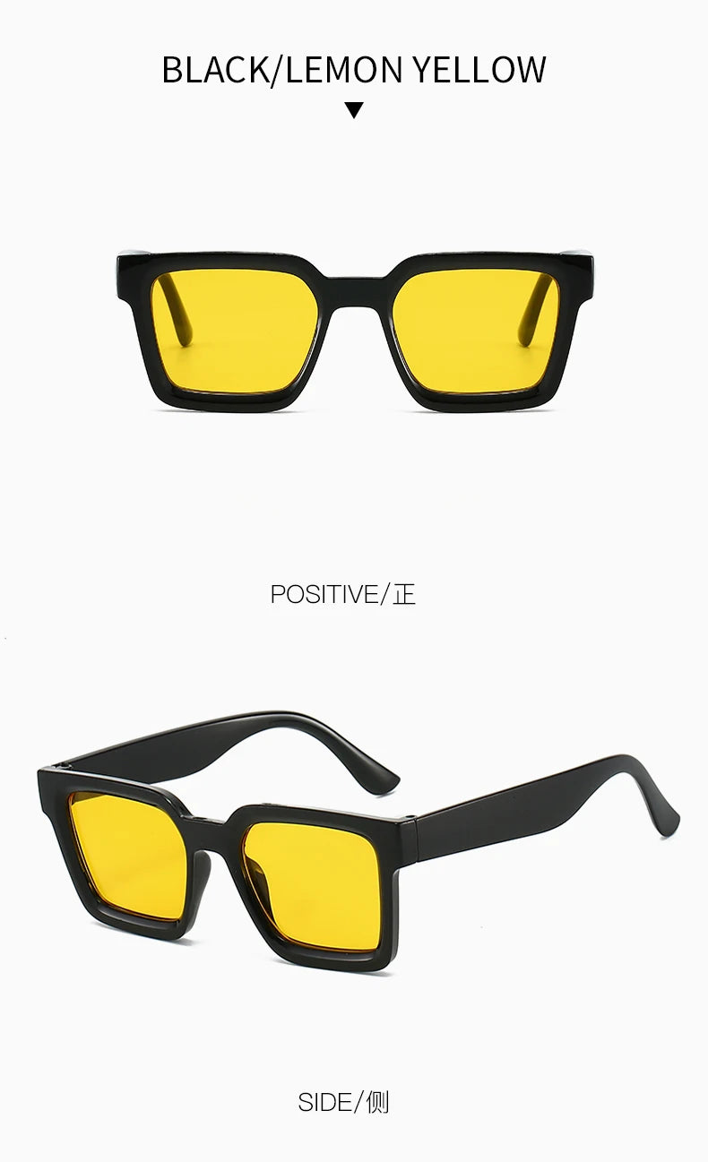 Square frame sunglasses nose bridge comfort fit detail