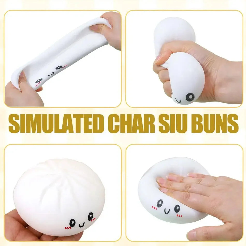 Dumpling squishy toy all variants A B C D E F colour options