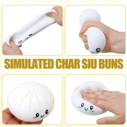 Dumpling squishy toy all variants A B C D E F colour options