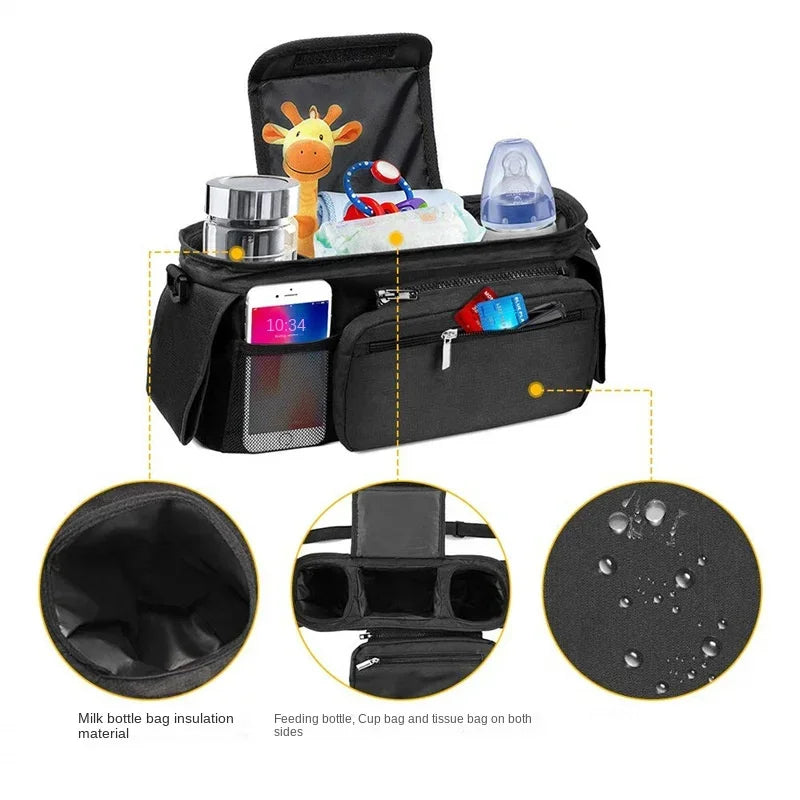 Durable stroller hanging bag for everyday use