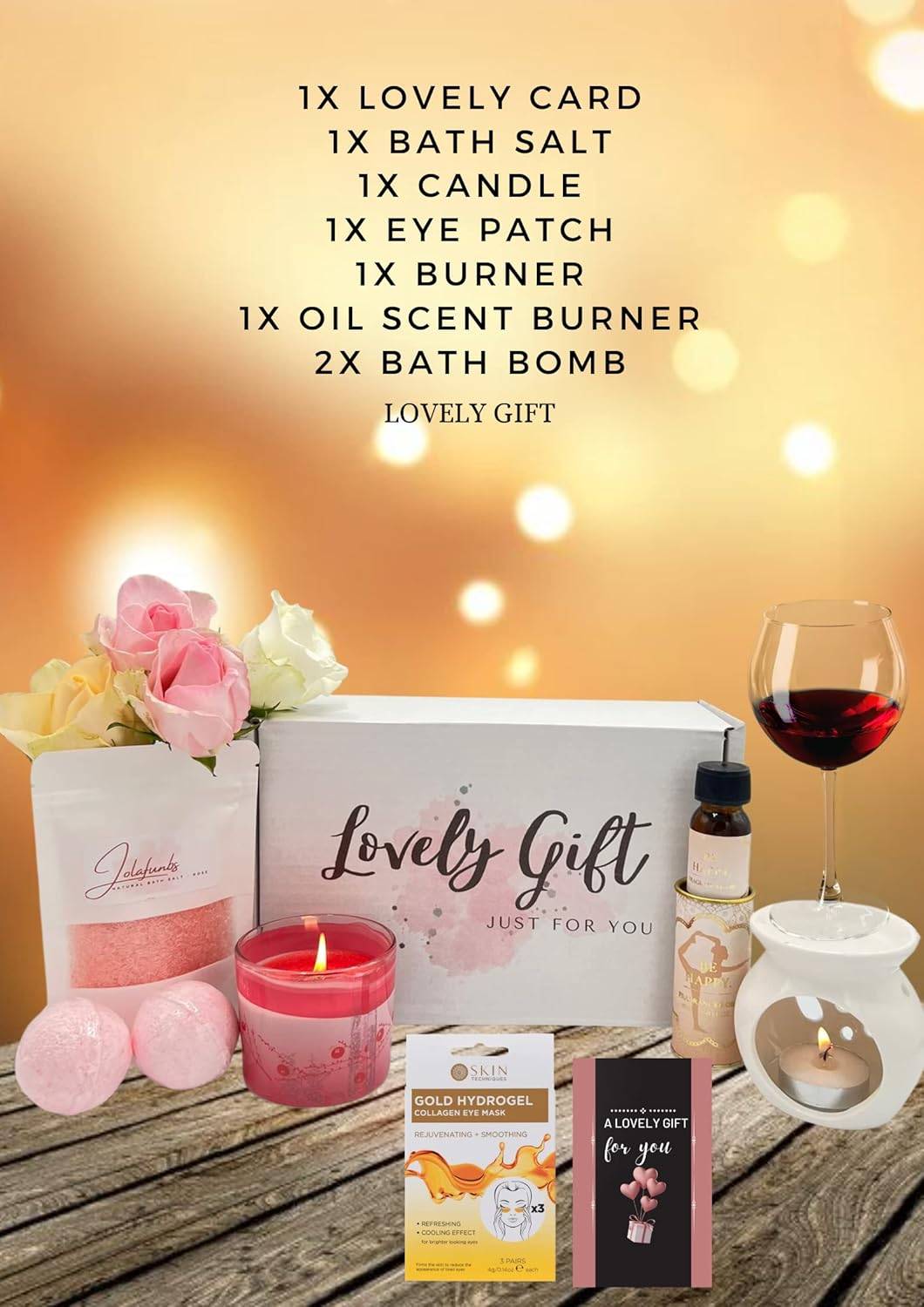 Relaxing pamper gift set for self-care and wellbeing