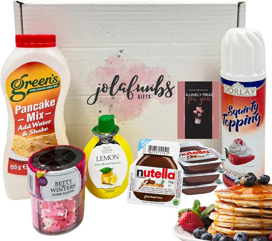Pancake gift set with mix and greeting cards