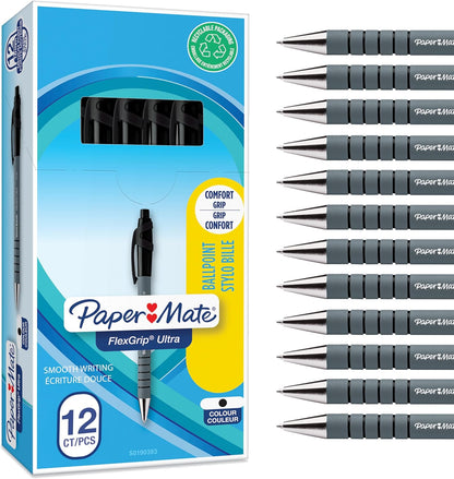 Paper Mate Flexgrip Ultra pens 12-pack