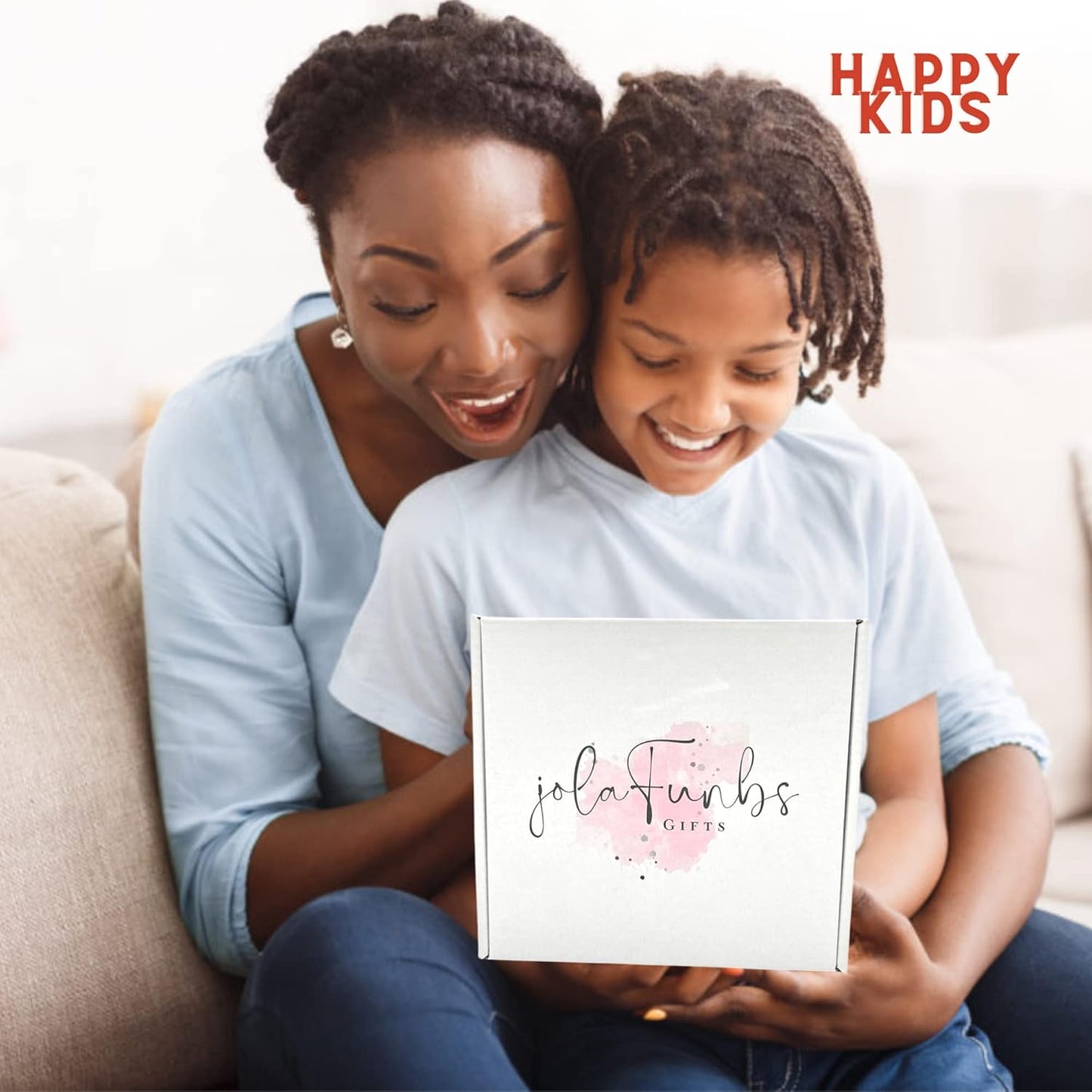 Party gift box with Haribo candy and punch balloons