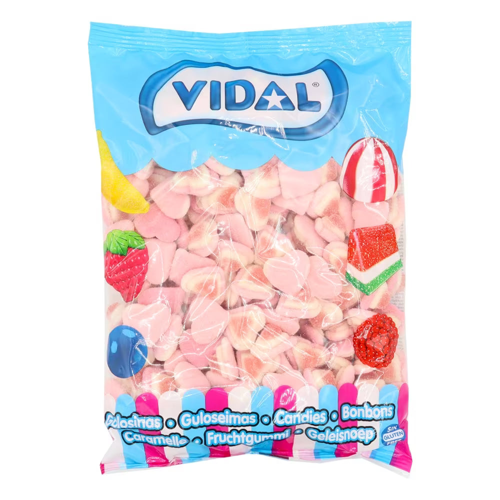 Bulk bag of strawberry cream jelly sweets