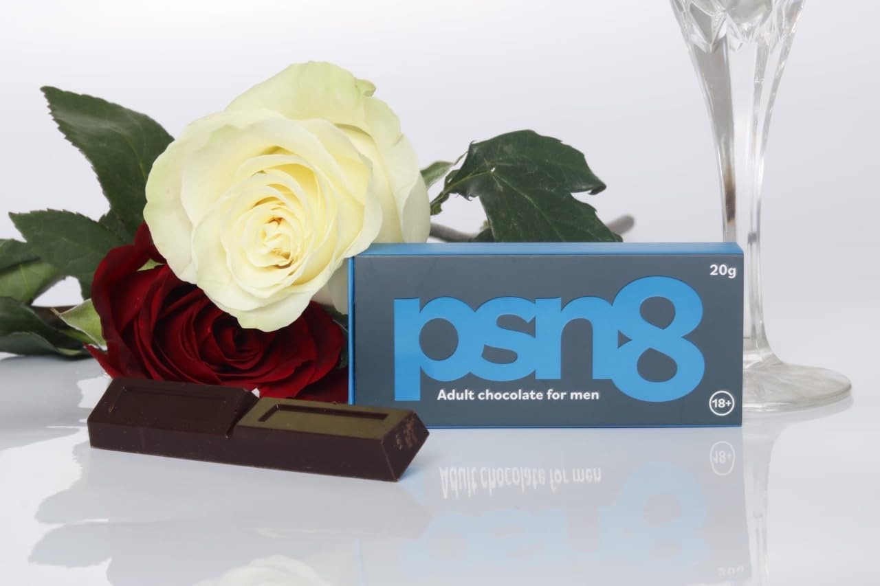 Passion-ate Psn8 Chocolate for Men 20g Dark Chocolate Bar