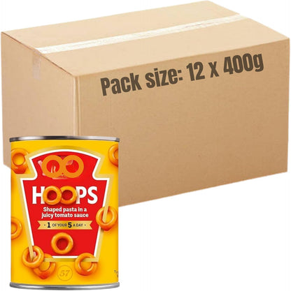 Tinned spaghetti hoops suitable for vegetarians