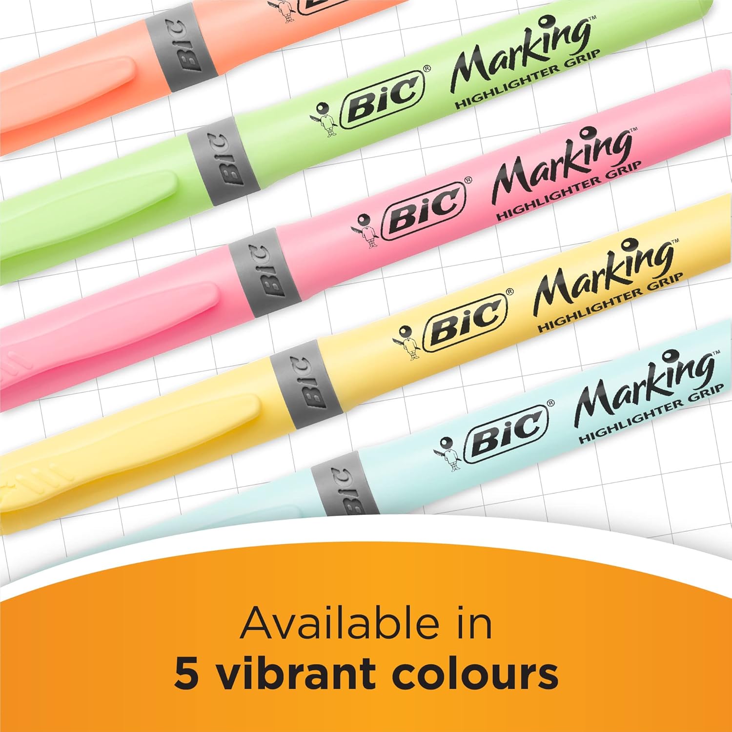 Chisel tip BIC highlighters for office and school use