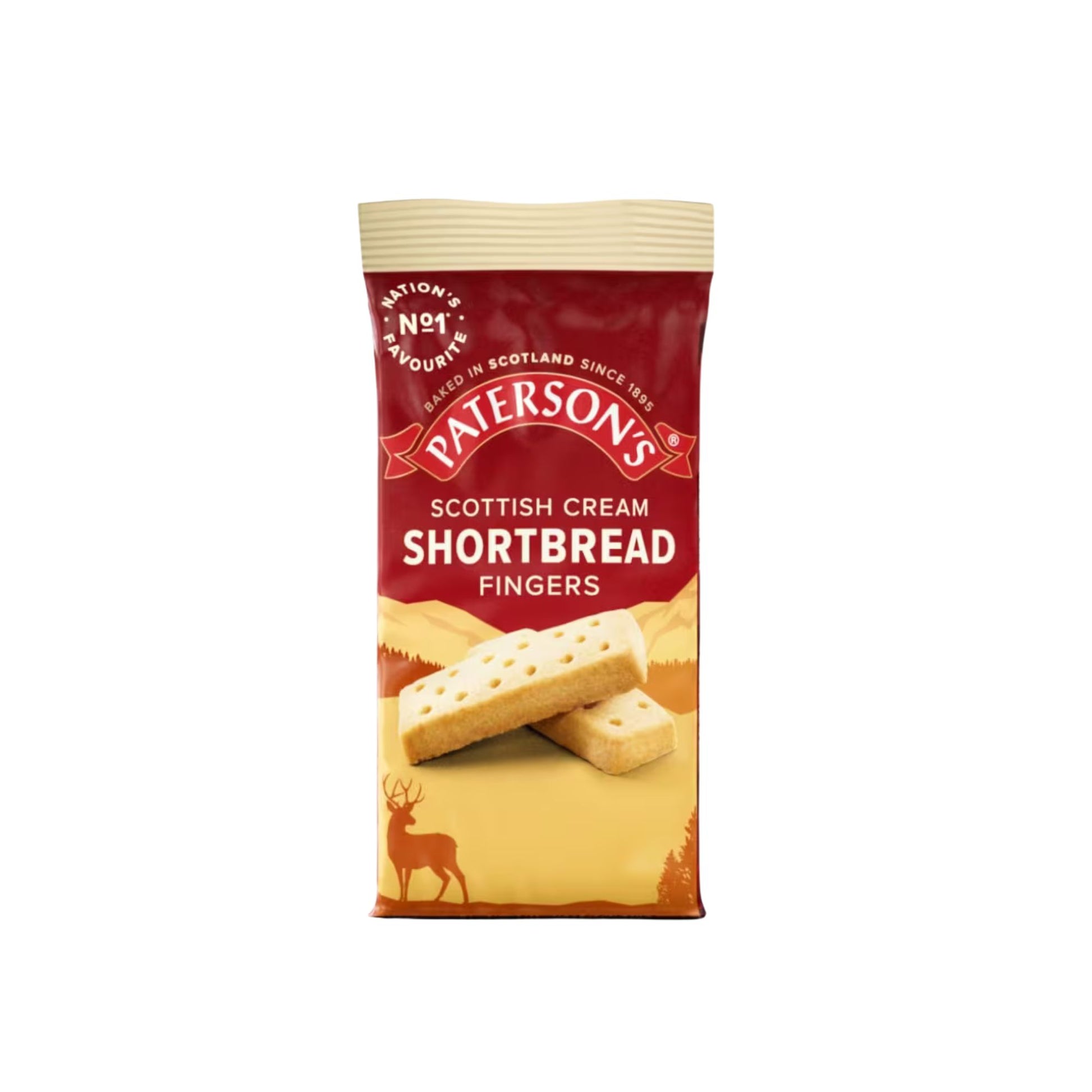 Traditional cream shortbread biscuits in bulk format