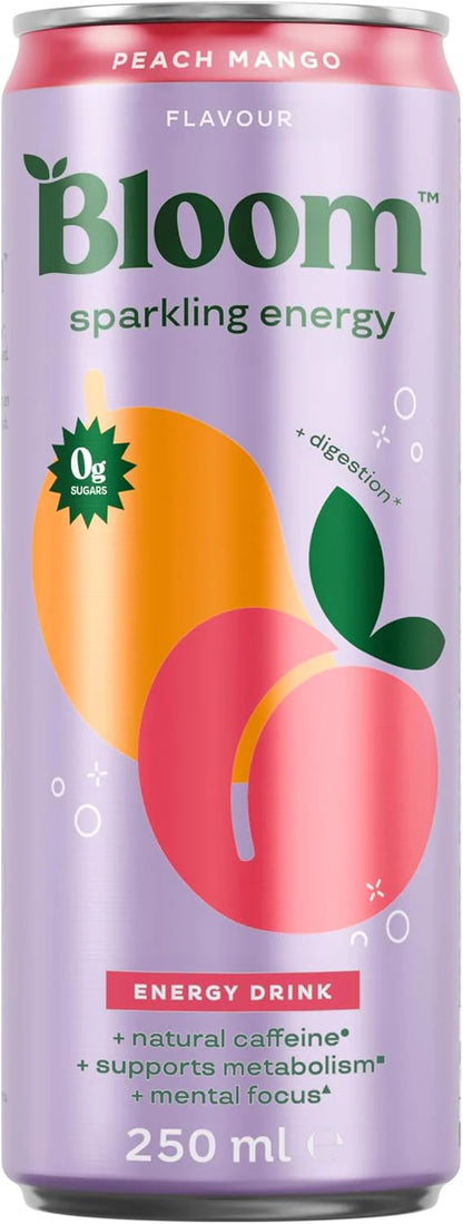 Zero sugar tropical energy beverage with natural caffeine