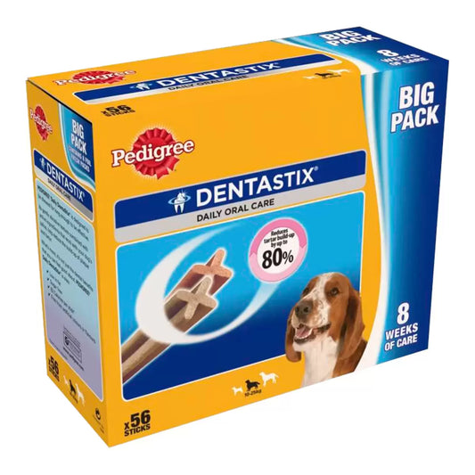Pedigree Dentastix Daily Oral Care for Medium Dogs 56 Pack