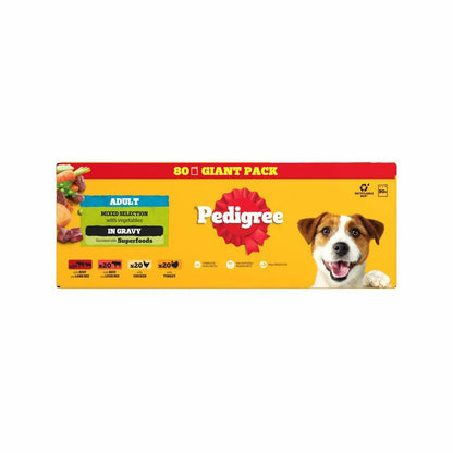 Pedigree complete and balanced dog food multipack