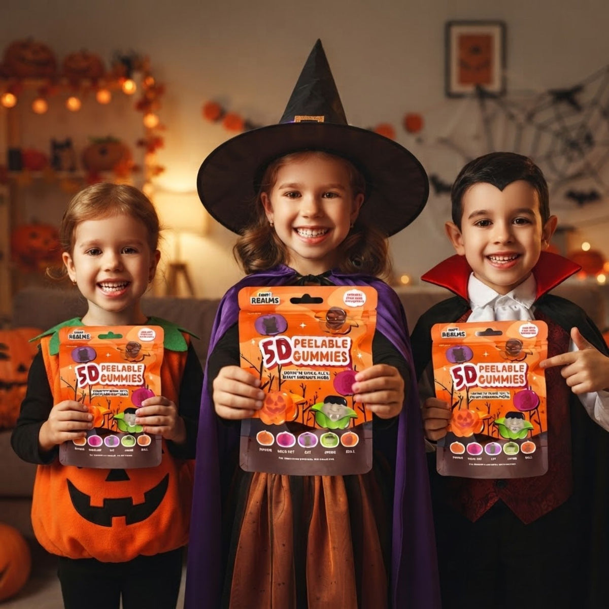 Candy Realms Gummy Sweets with Characters Inside