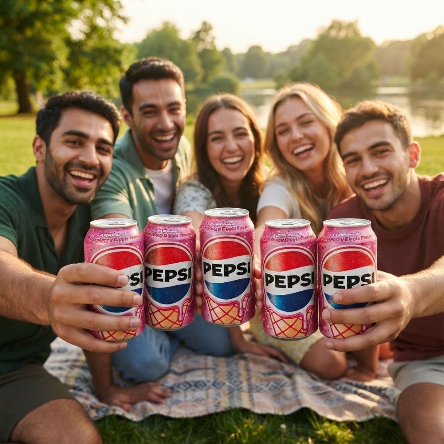 Refreshing Pepsi soft drink multipack