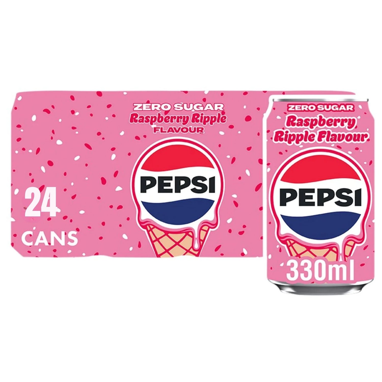 Pepsi Treats Raspberry Ripple 24 x 330ml