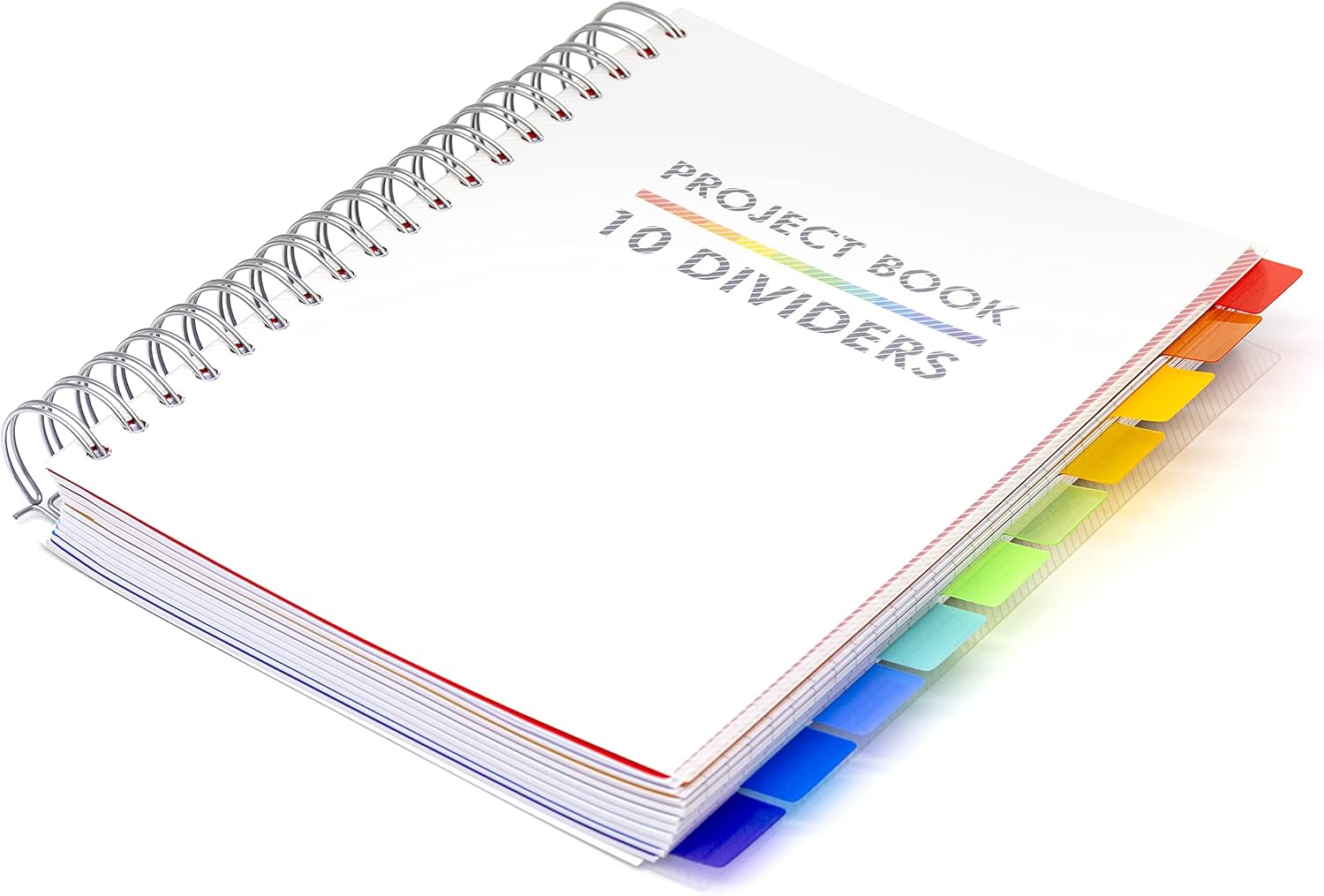 Wirebound B5 project pad with perforated pages