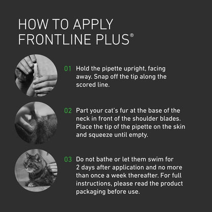 long-lasting parasite protection frontline 6 pipettes