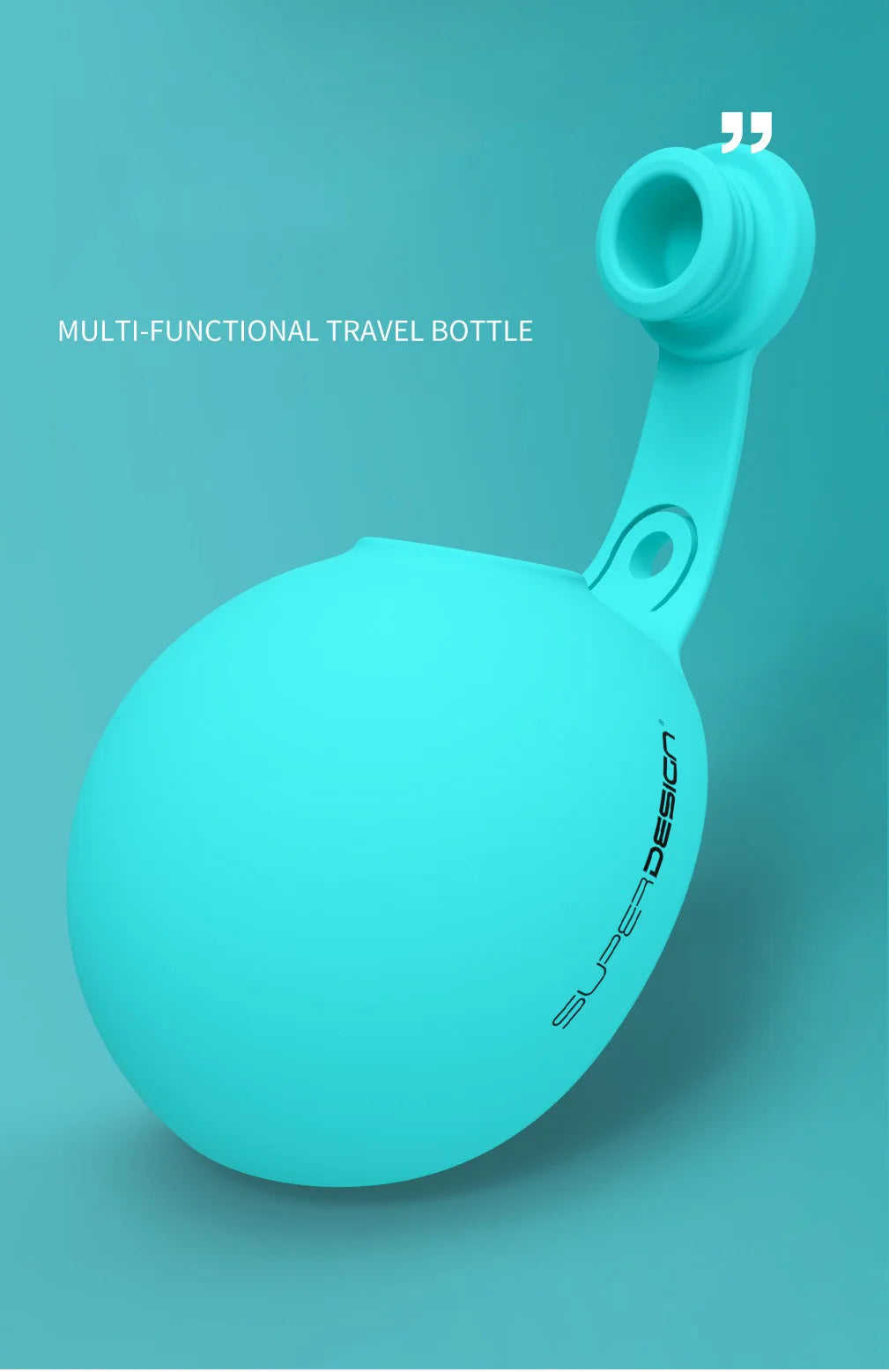 Outdoor pet water feeder bottle portable design
