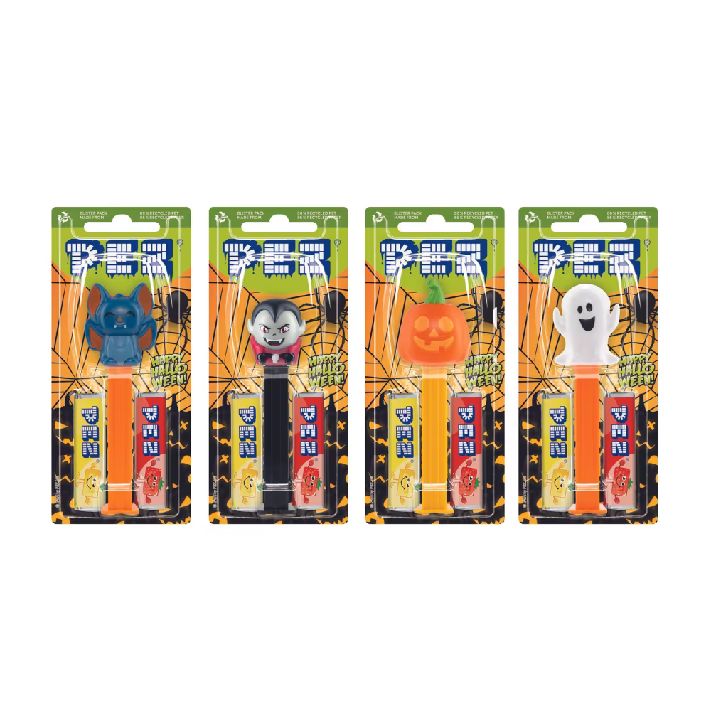 12-pack Pez Halloween candy refill packs for parties and treats