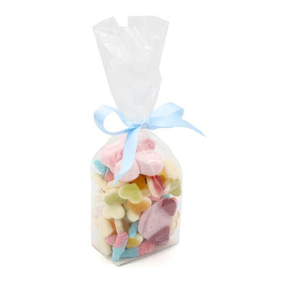 Durable pick and mix clear bags for Halloween, Christmas, and occasions