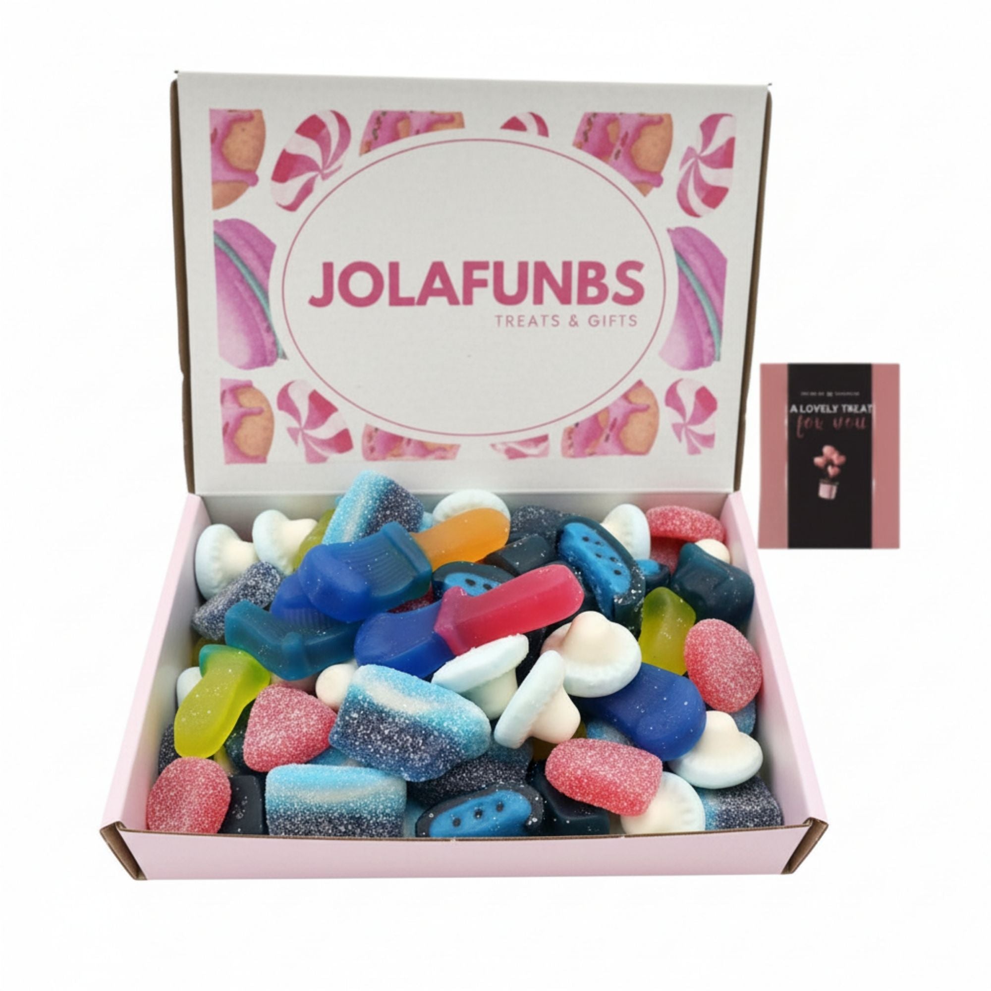 Blue Mix Sweet Bag 1kg – Fruity & Bubblegum Flavour Candy – Jolafunbs