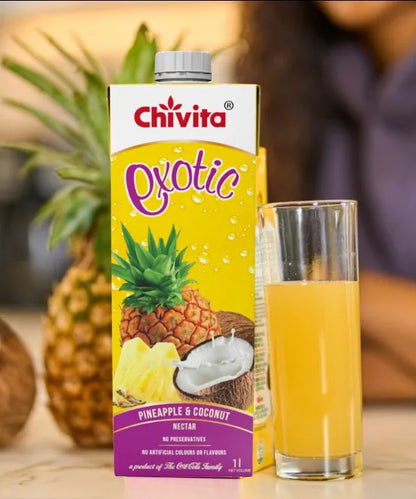 Pack of 10 Chivita 1L bottles for parties or families