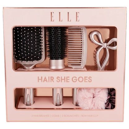 Elle Hair She Goes hairbrush gift set
