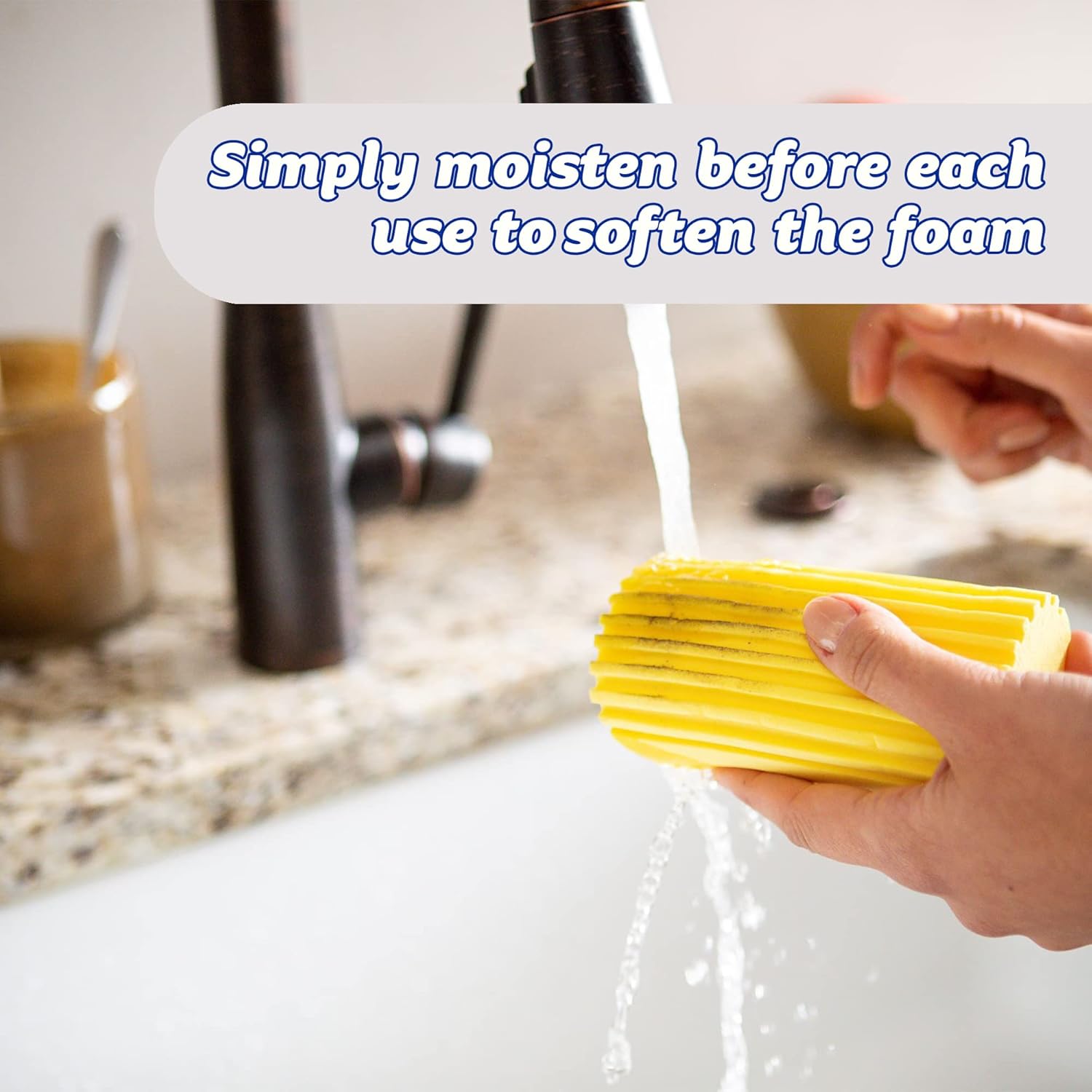 Scrub Daddy Damp Duster Pink – ergonomic and effective dusting sponge