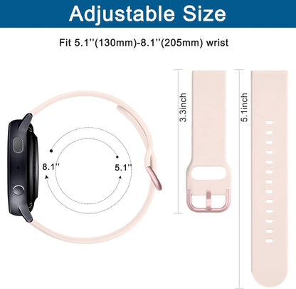 Soft pastel pink smartwatch replacement band for Amazfit GTS 4 Mini