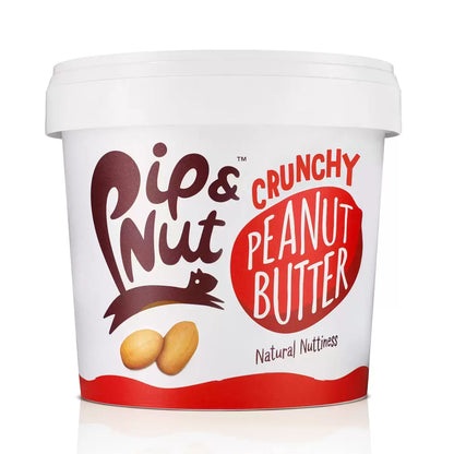 Pip & Nut crunchy peanut butter 1kg natural jar