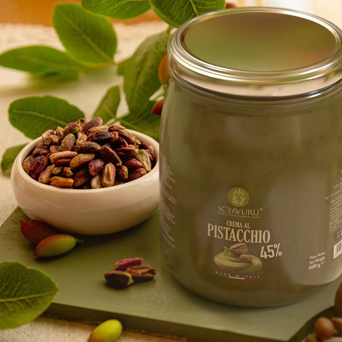 Scyavuru 45% pistachio cream spread